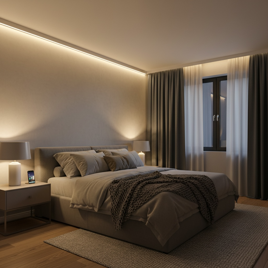 RGB LED Streifen App-Steuerung Wohnzimmer Ambiente – EliteNation