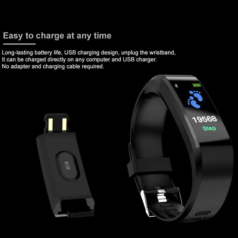 Smart Watch Fitness Tracker Bracelet Waterproof 