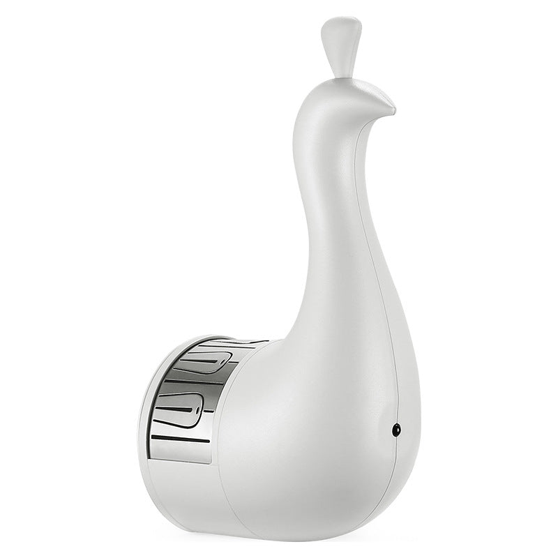 3D Pfau Wandlampe mit bunter LED Beleuchtung