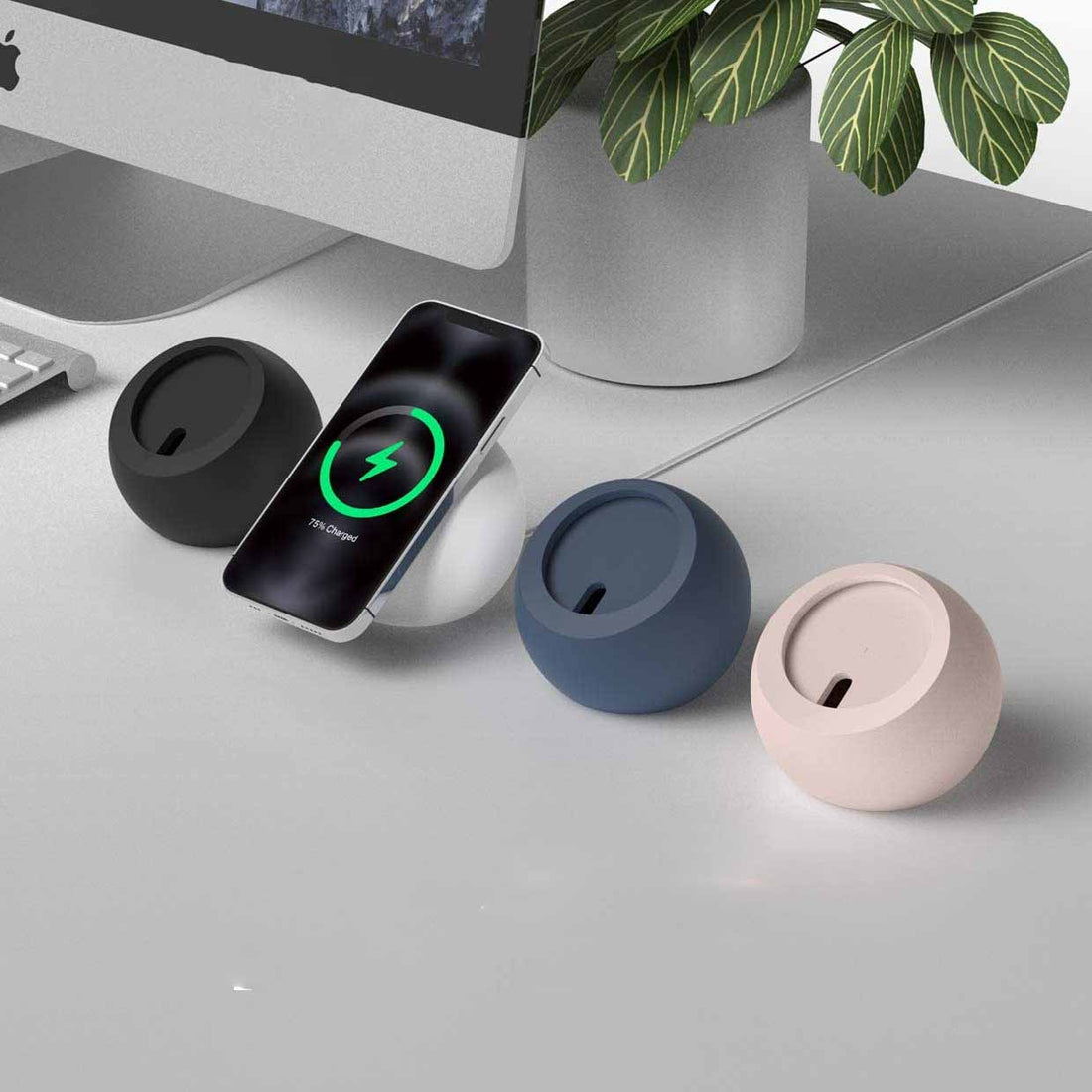 Wireless Ladestation mit Organizer