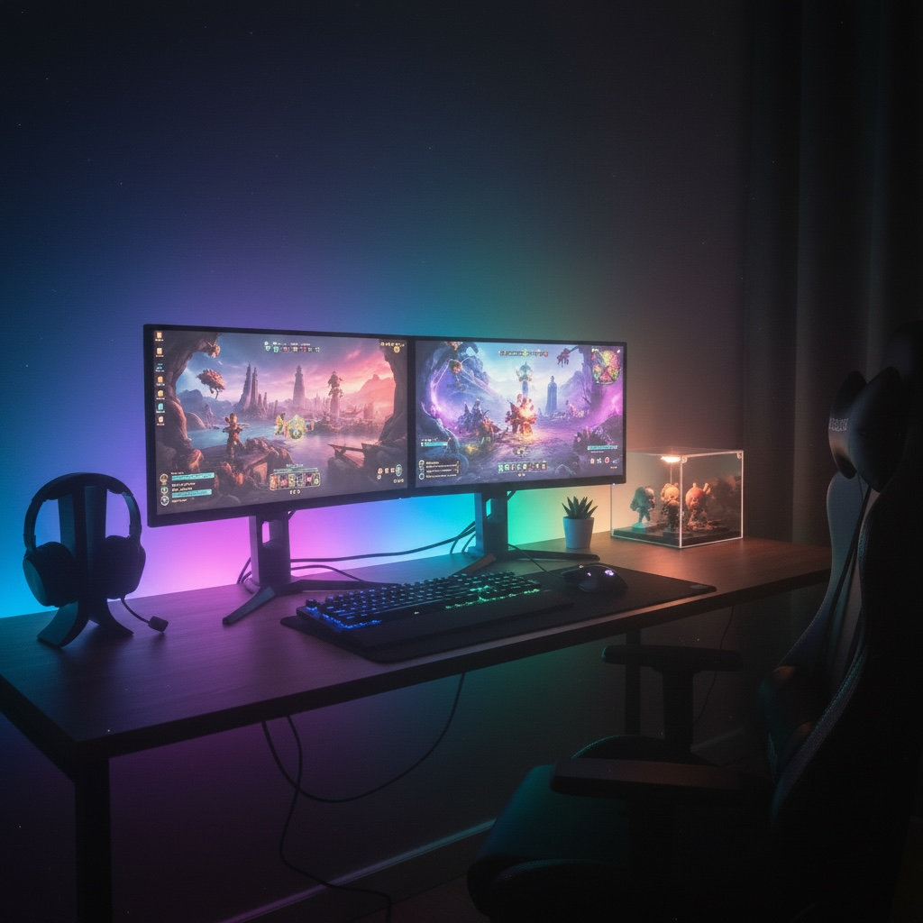 RGB LED Streifen App-Steuerung Wohnzimmer Ambiente – EliteNation