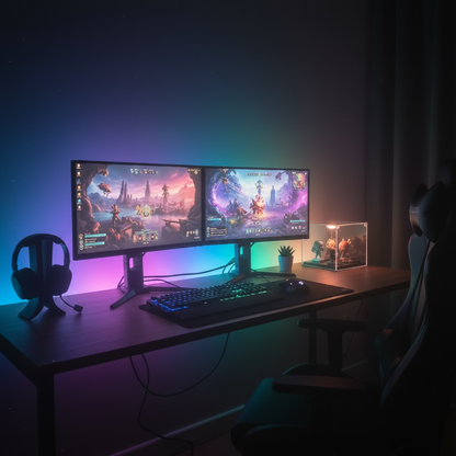RGB LED Streifen App-Steuerung Wohnzimmer Ambiente – EliteNation
