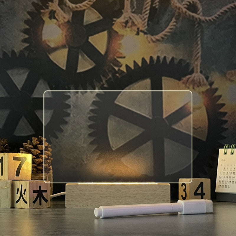 LED Message Board beschreibbare Nachtlampe mit Stift