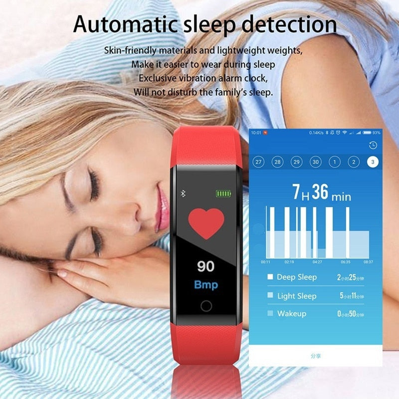 Smart Watch Fitness Tracker Bracelet Waterproof 