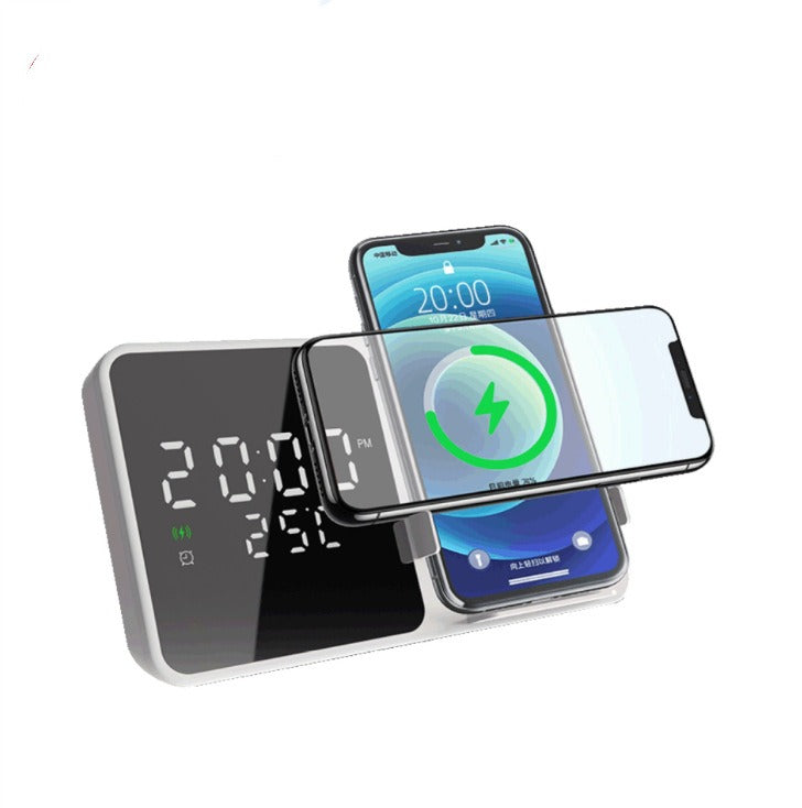 Phone Stand Wireless Charging Clock Alarm