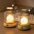 Mini LED Nachtlampe USB in Gelb und Grün, niedliches Retro-Design mit dimmbaren Licht für gemütliche Atmosphäre.