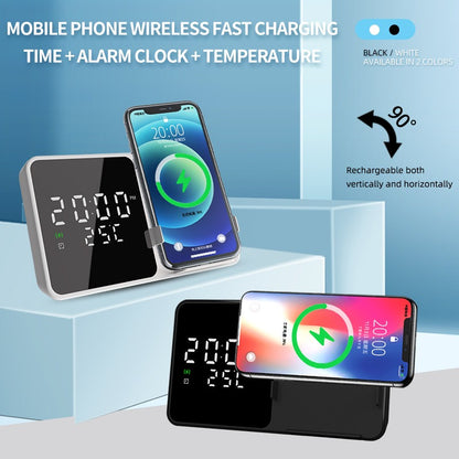  Phone Stand Wireless Charging Clock Alarm