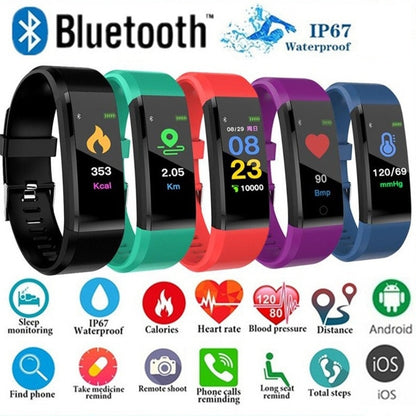 Smart Watch Fitness Tracker Bracelet Waterproof 