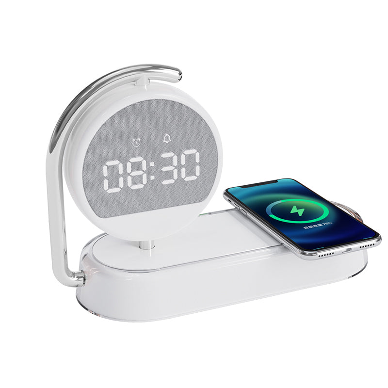 Multifunctional Digital Alarm Clock with Wireless Charger