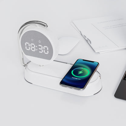 Multifunctional Digital Alarm Clock with Wireless Charger