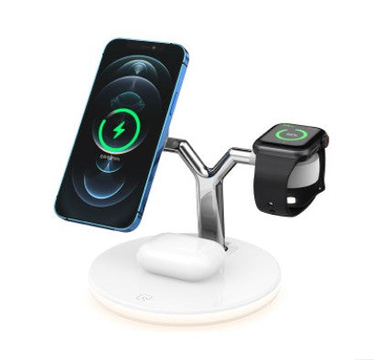 three-in-one wireless charging watch headset
