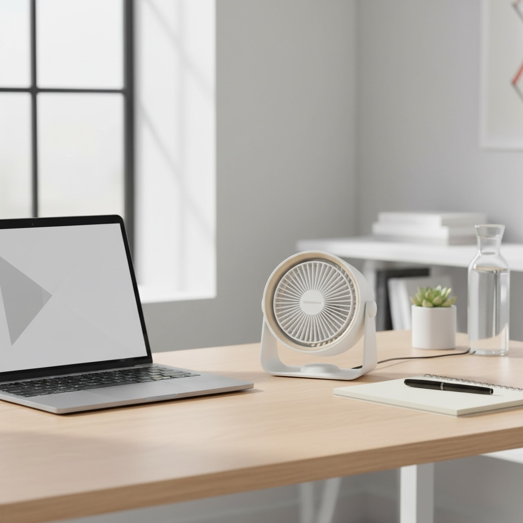 USB Mini Ventilator ohne Klingen leise & stylisch – EliteNation