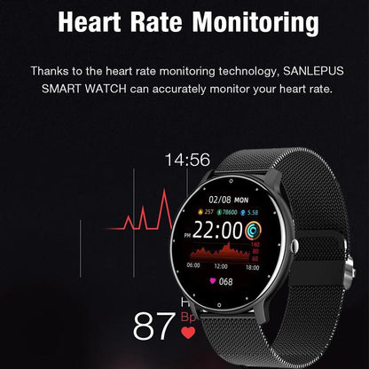 Smart Watch Heart Rate Blood Pressure Sleep Monitor