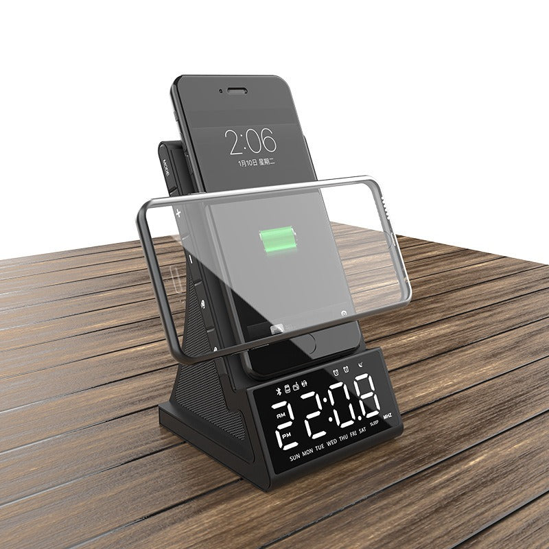 Three in one wireless charger Bluetooth speaker