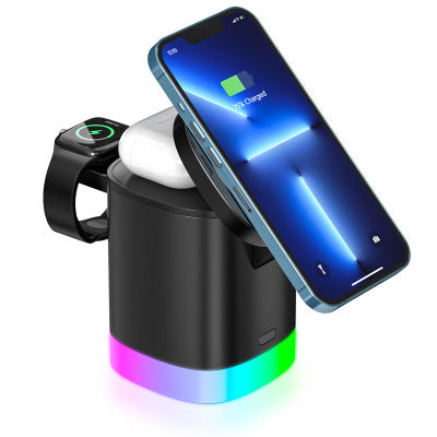 3 In 1 Magnetic Wireless Fast Charger For Smart Phone 