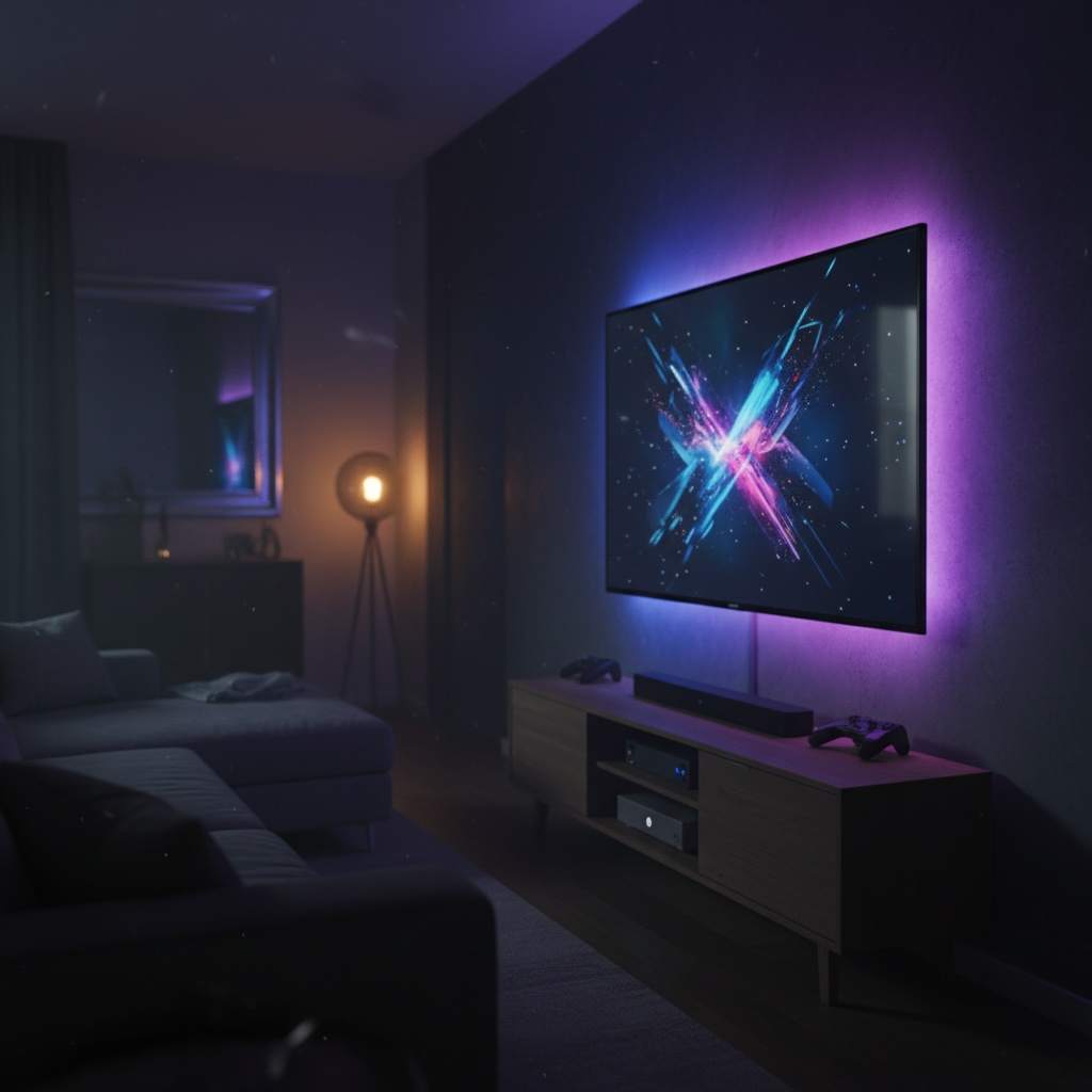 RGB LED Streifen App-Steuerung Wohnzimmer Ambiente – EliteNation