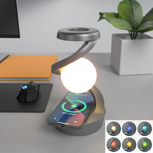 Mond Tischlampe Wireless Charging mit Sensor-Steuerung