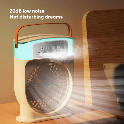 5-in-1 Sprüh Ventilator mit Luftbefeuchter 